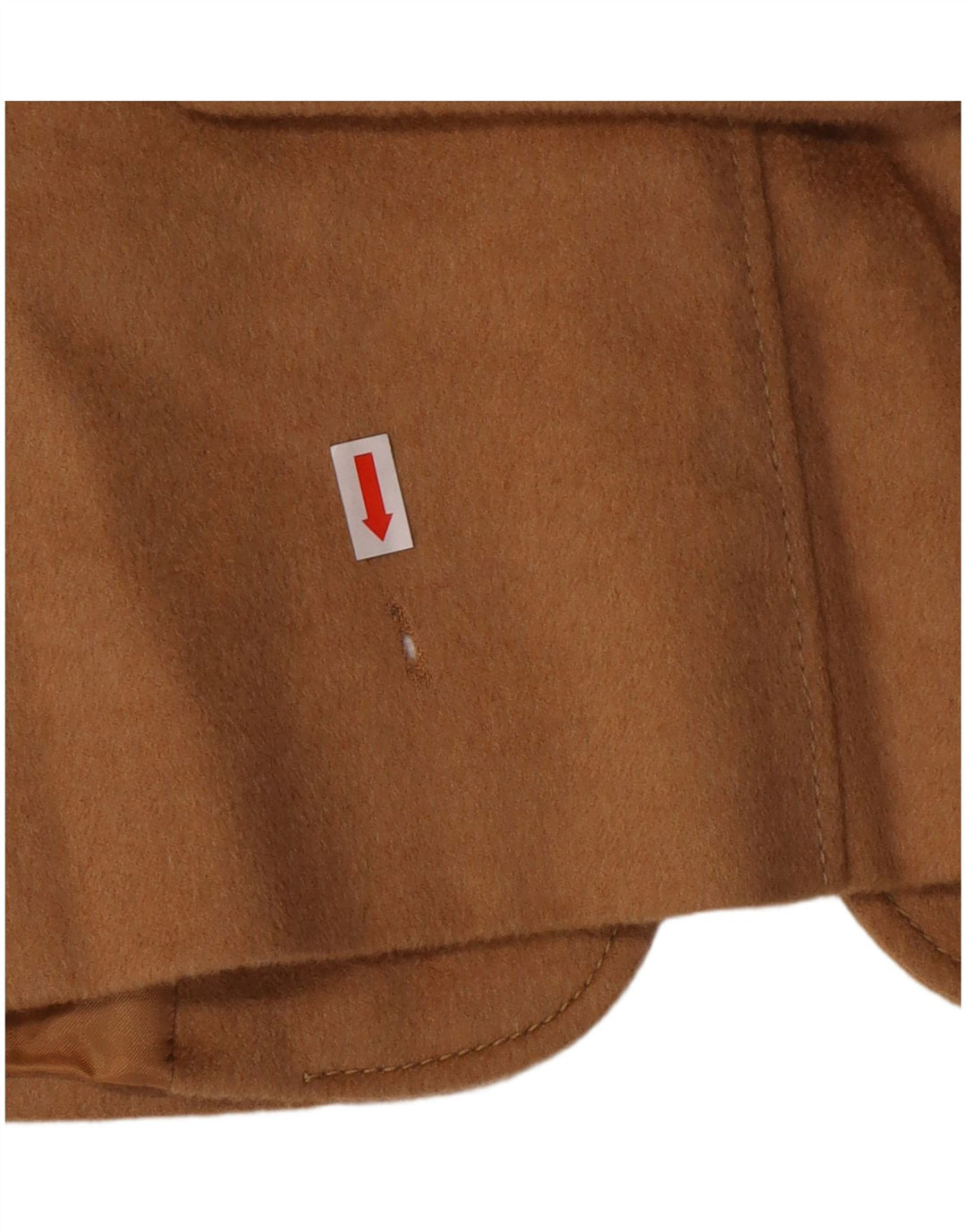 MAX MARA Damen-Blazerjacke mit 4 Knöpfen, UK 14, Größe L, Beige, Kamelhaar, klassisch