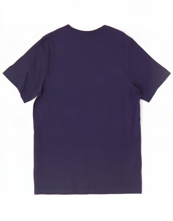 Nike Herren-T-Shirt mit Grafik, groß, marineblau, Baumwolle