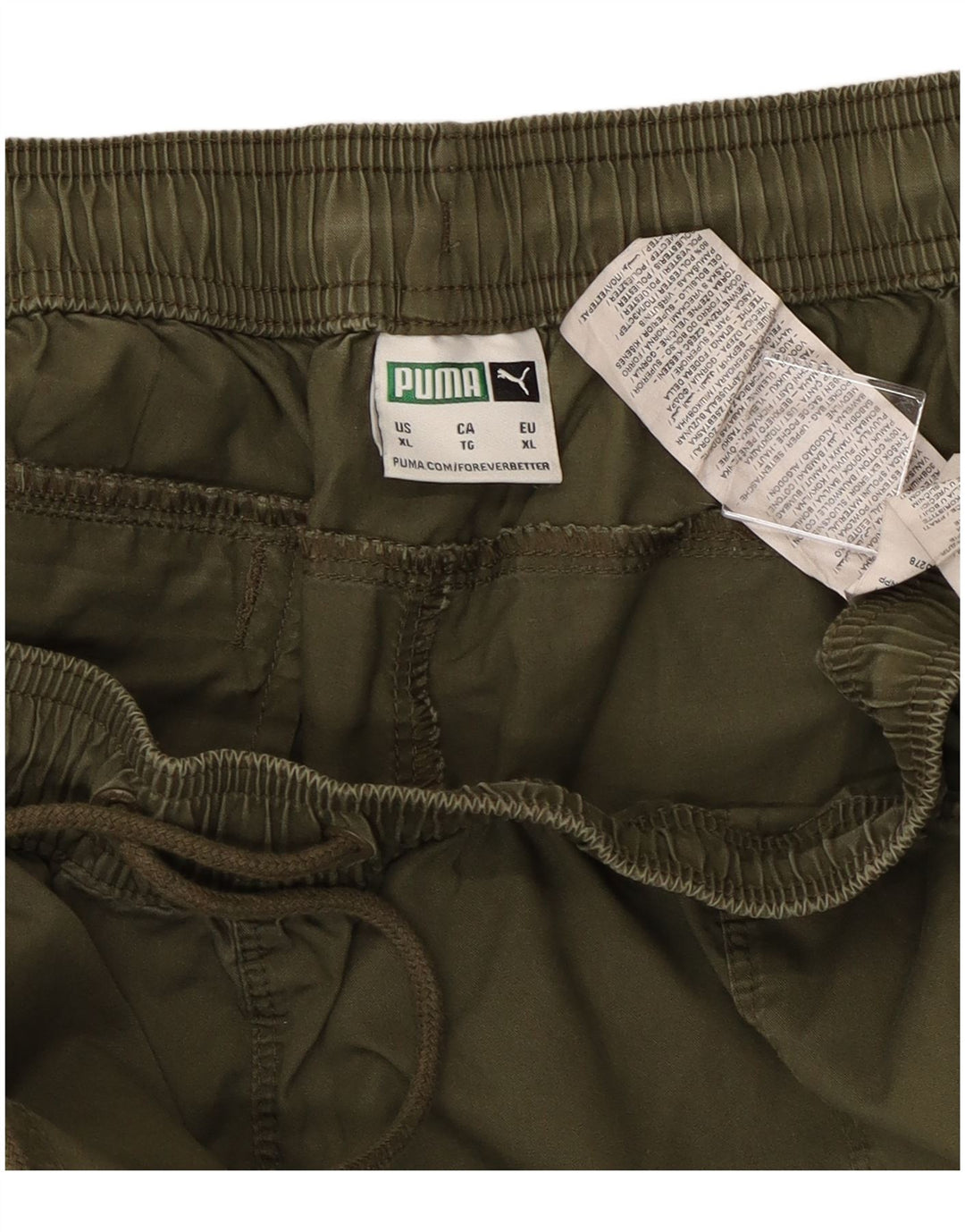 PUMA Herren Jogger Cargo Hose XL W38 L28 Khaki Baumwolle