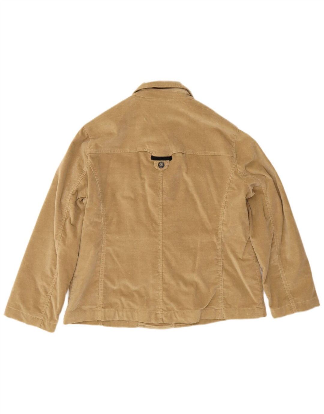 Krizia Damen Utility-Jacke UK 16 Large Beige Baumwolle