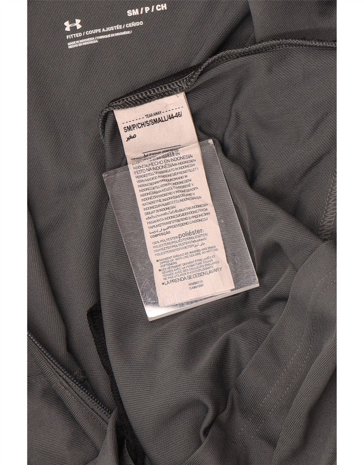 Under Armour Herren-Trainingsanzug-Top-Jacke, kleines graues Polyester