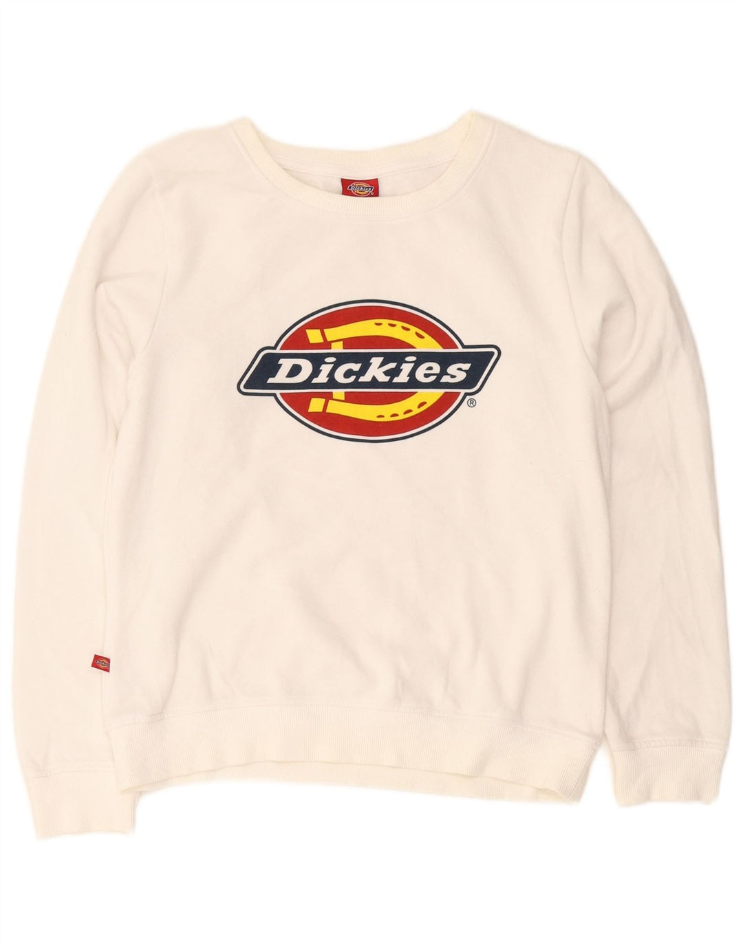 Dickies Jungen-Sweatshirt mit Grafik, 11–12 Jahre, weiße Baumwolle