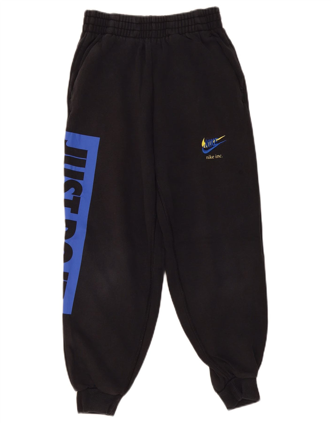 Nike Jungen-Trainingshose mit Grafik, Jogginghose, 10–11 Jahre, mittelgroß, Schwarz