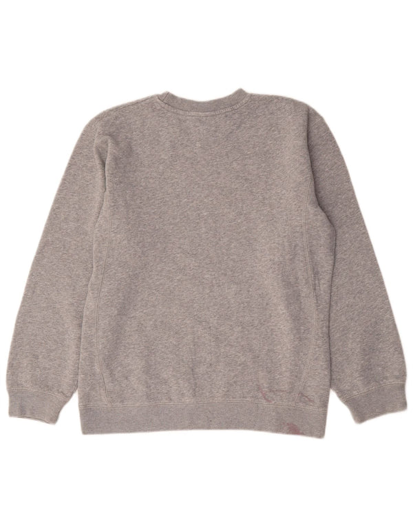 Nike Sweatshirt-Pullover für Jungen, 12–13 Jahre, groß, grau gefleckte Baumwolle