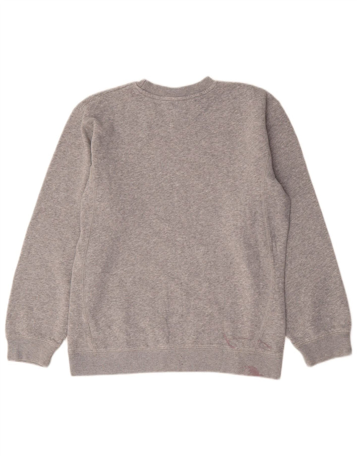 Nike Sweatshirt-Pullover für Jungen, 12–13 Jahre, groß, grau gefleckte Baumwolle