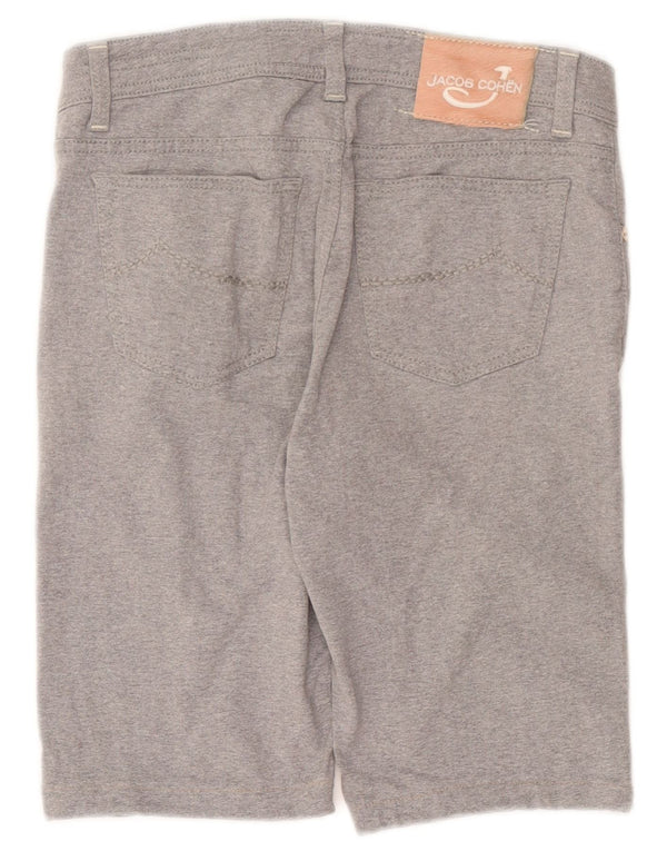 Jacob Cohen Mens Casual Shorts W32 Medium Grey Cotton