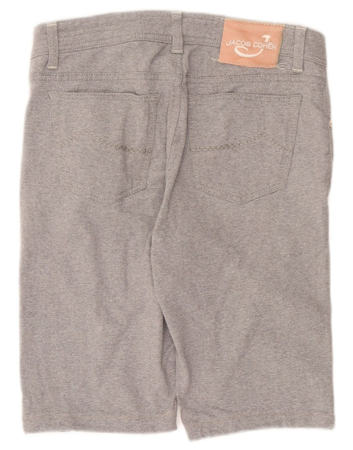 Jacob Cohen Herren Freizeitshorts W32 mittelgraue Baumwolle