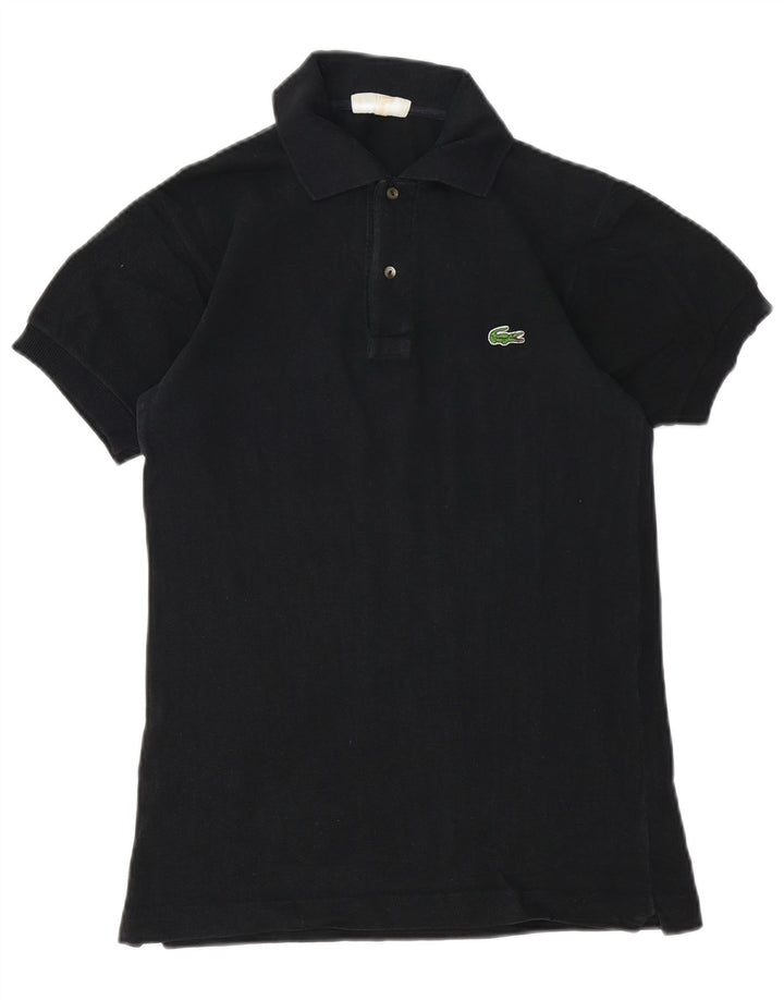 Lacoste Herren-Poloshirt, Größe 3, klein, schwarze Baumwolle