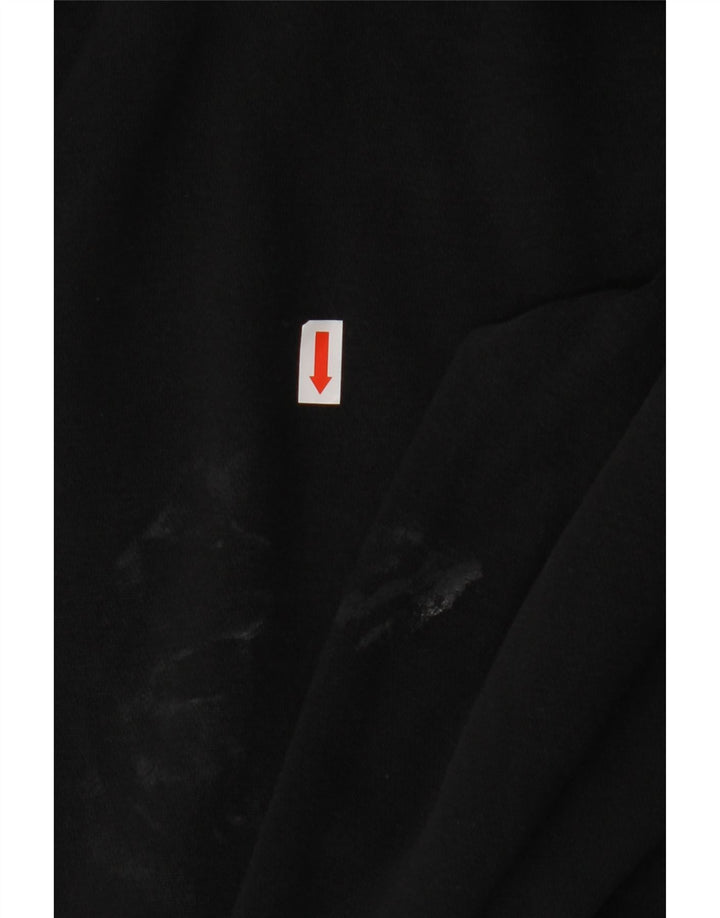 Nike Damen-Pullover mit übergroßem Kapuzenpullover, Gr. 14, mittelschwarz, Baumwolle