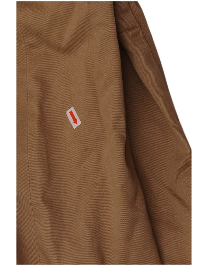 Barba Herrenmantel IT 46 Small Beige Baumwolle