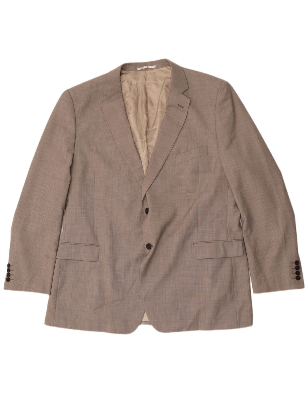 Marks & Spencer Herren-Blazer mit 2 Knöpfen, UK 48, 2XL, graue Wolle