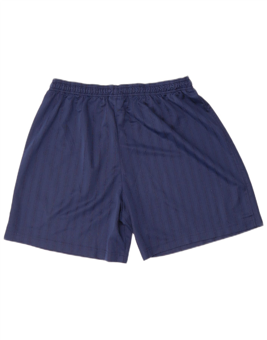 Umbro Herren-Sportshorts XL, marineblaues Nadelstreifen-Polyester