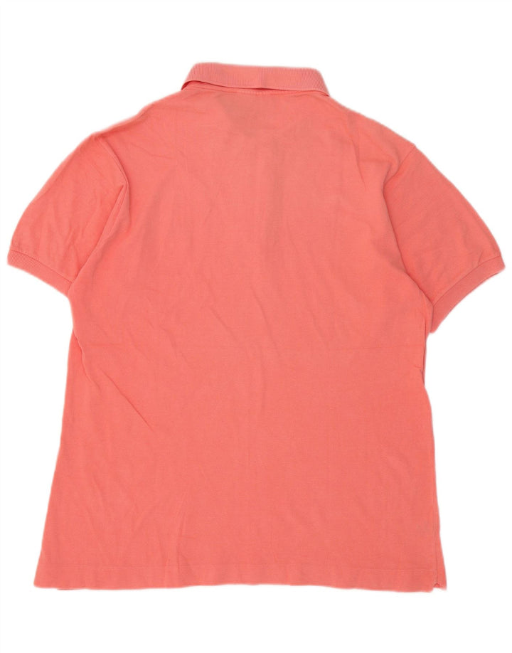 Lacoste Herren-Poloshirt, Größe 4, mittelrosa, Baumwolle