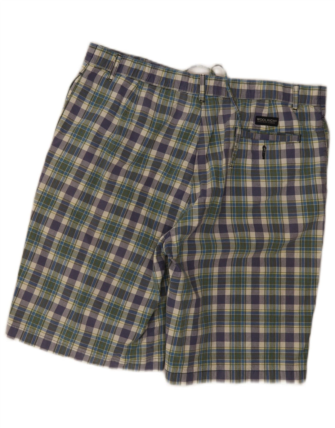 Woolrich Herren Regular Chino Shorts W38 XL Mehrfarbig karierte Baumwolle