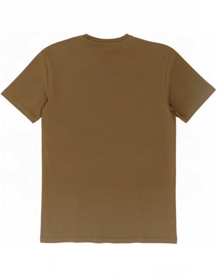 Zara Herren T-Shirt Top Large Khaki