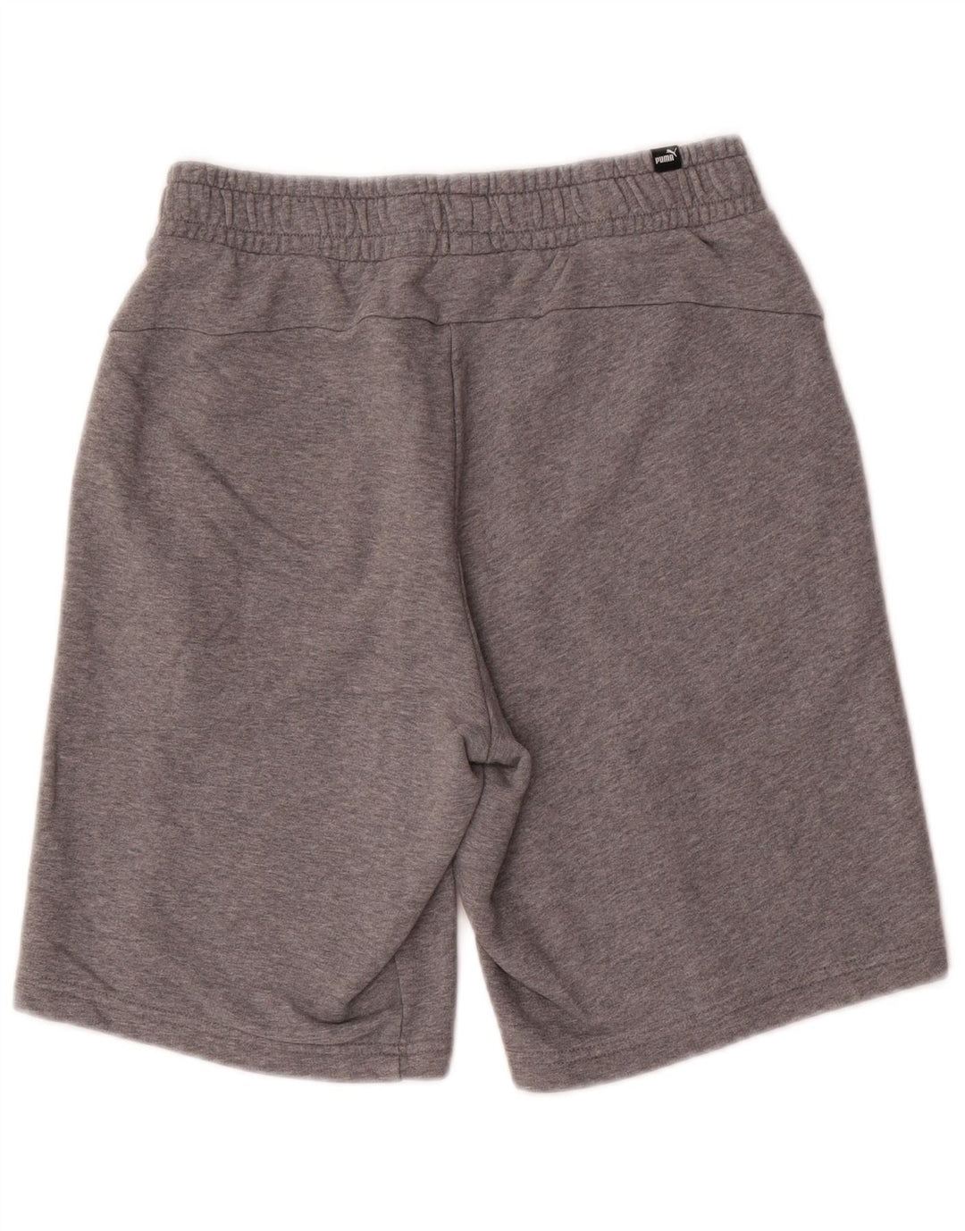 Puma Herren-Sportshorts aus mittelgrau gefleckter Baumwolle