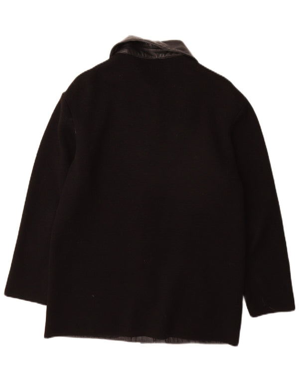 Premode Damen Lederjacke UK 12 Mittelschwarzes Leder