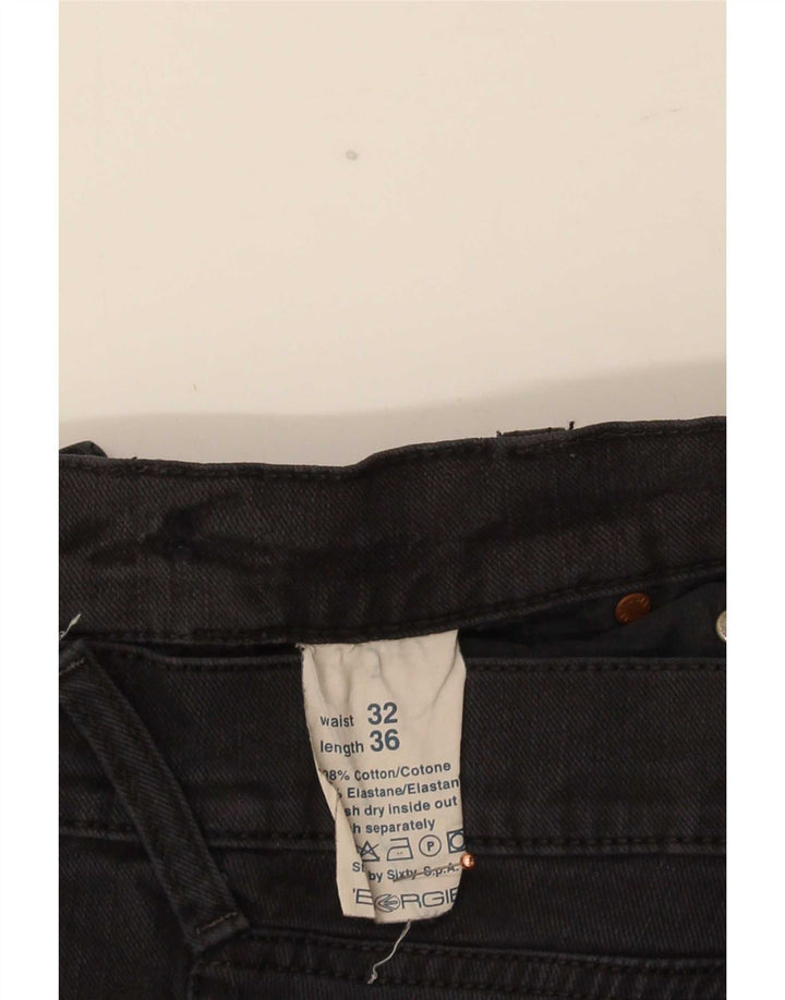 Energie Damen Slim Jeans W32 L36 Schwarze Baumwolle