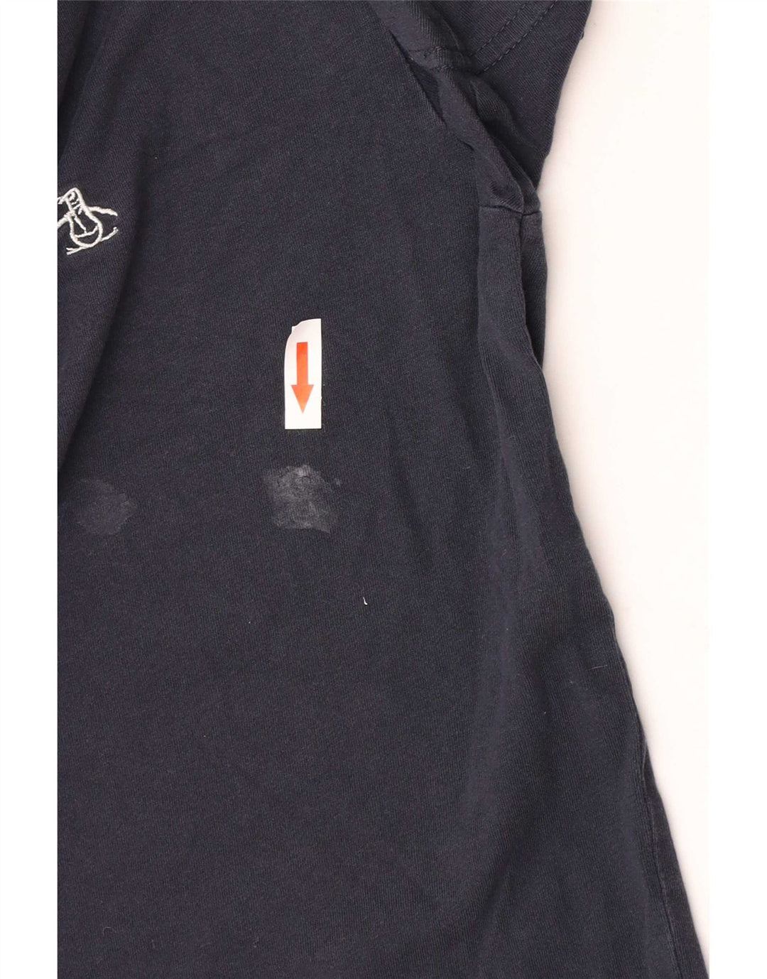 Penguin Kurzarm-T-Shirt für Herren in normaler Passform, mittelmarineblaue Baumwolle