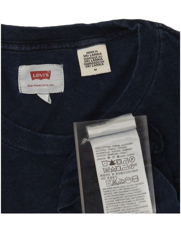 Levi's Herren-T-Shirt-Oberteil aus Baumwolle in mittlerem Marineblau