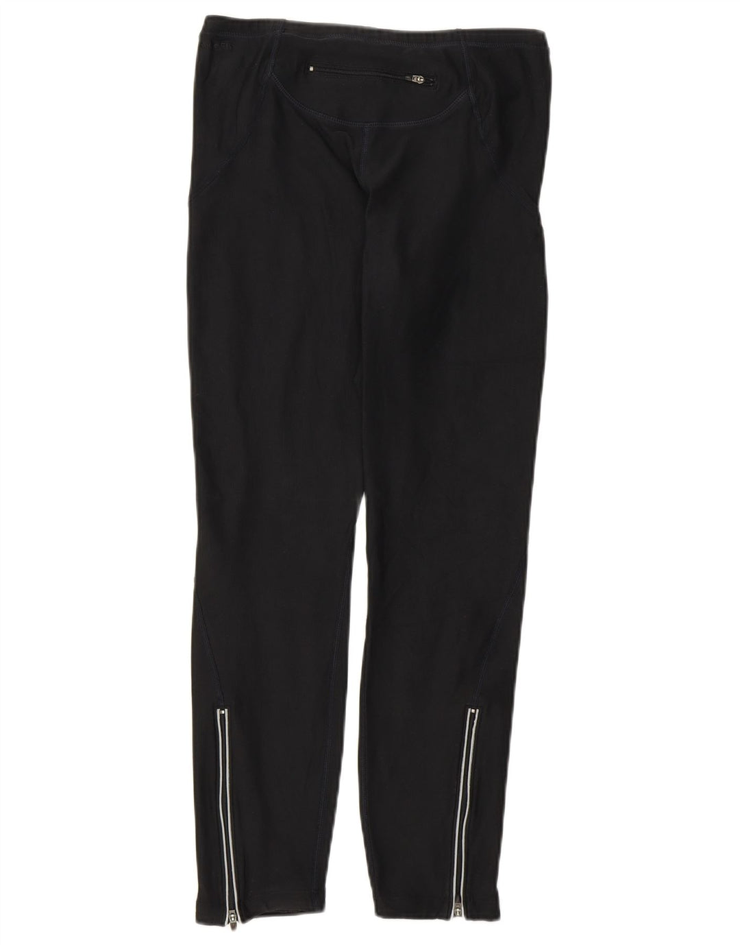 Nike Damen Crop Leggings UK 10/12 Medium Schwarz Polyester Sport