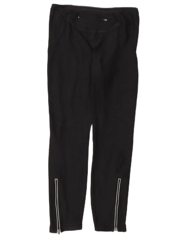 Nike Damen Crop Leggings UK 10/12 Medium Schwarz Polyester Sport