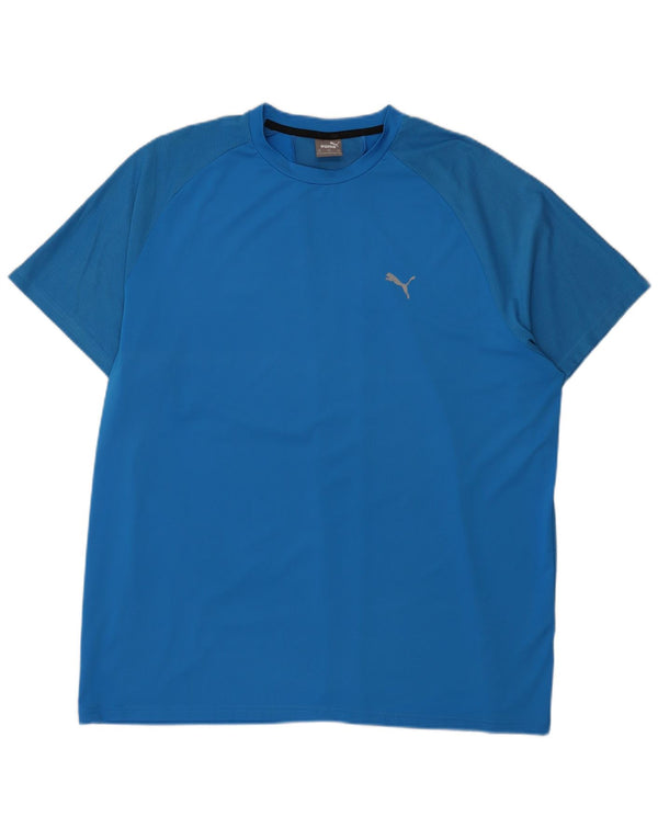 Puma Herren T-Shirt Top 2XL Blau