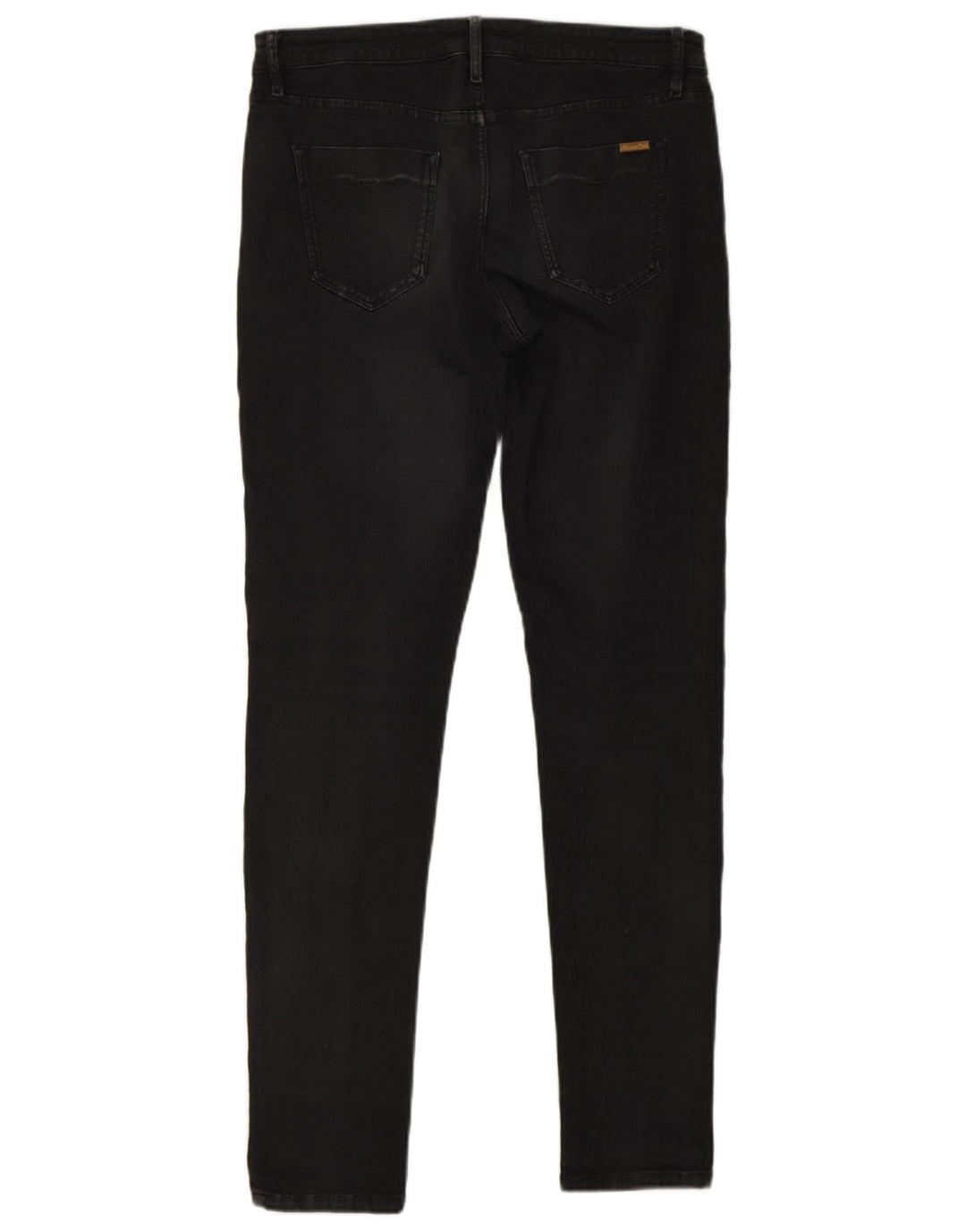 Massimo Dutti Damen Skinny Jeans W30 L30 Schwarz