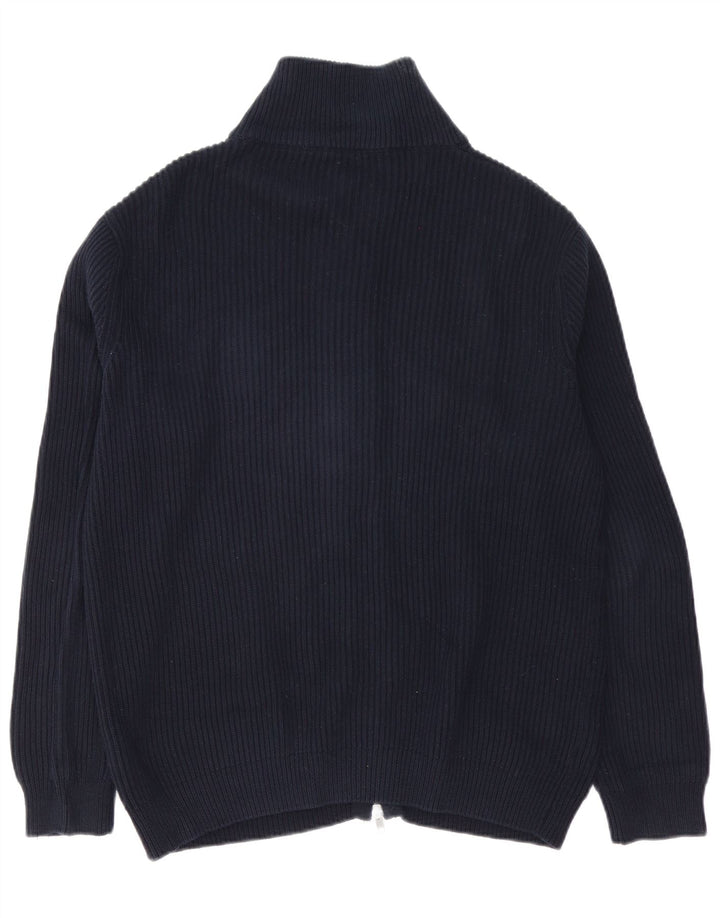 Charles Robertson Herren-Strickjacke mit normaler Passform, Größe L, Marineblau
