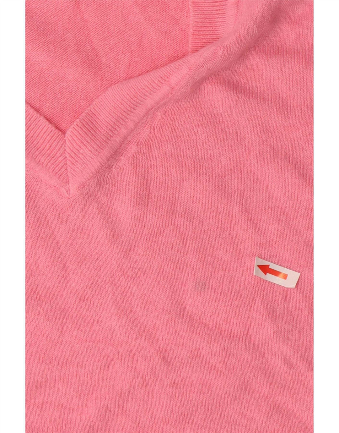 Marks & Spencer Damen-Pullover mit V-Ausschnitt, UK 14, Mittelrosa, Acryl