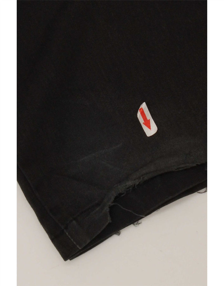 Dickies Mens Straight Cargo Trousers W36 L30 Black Polyester