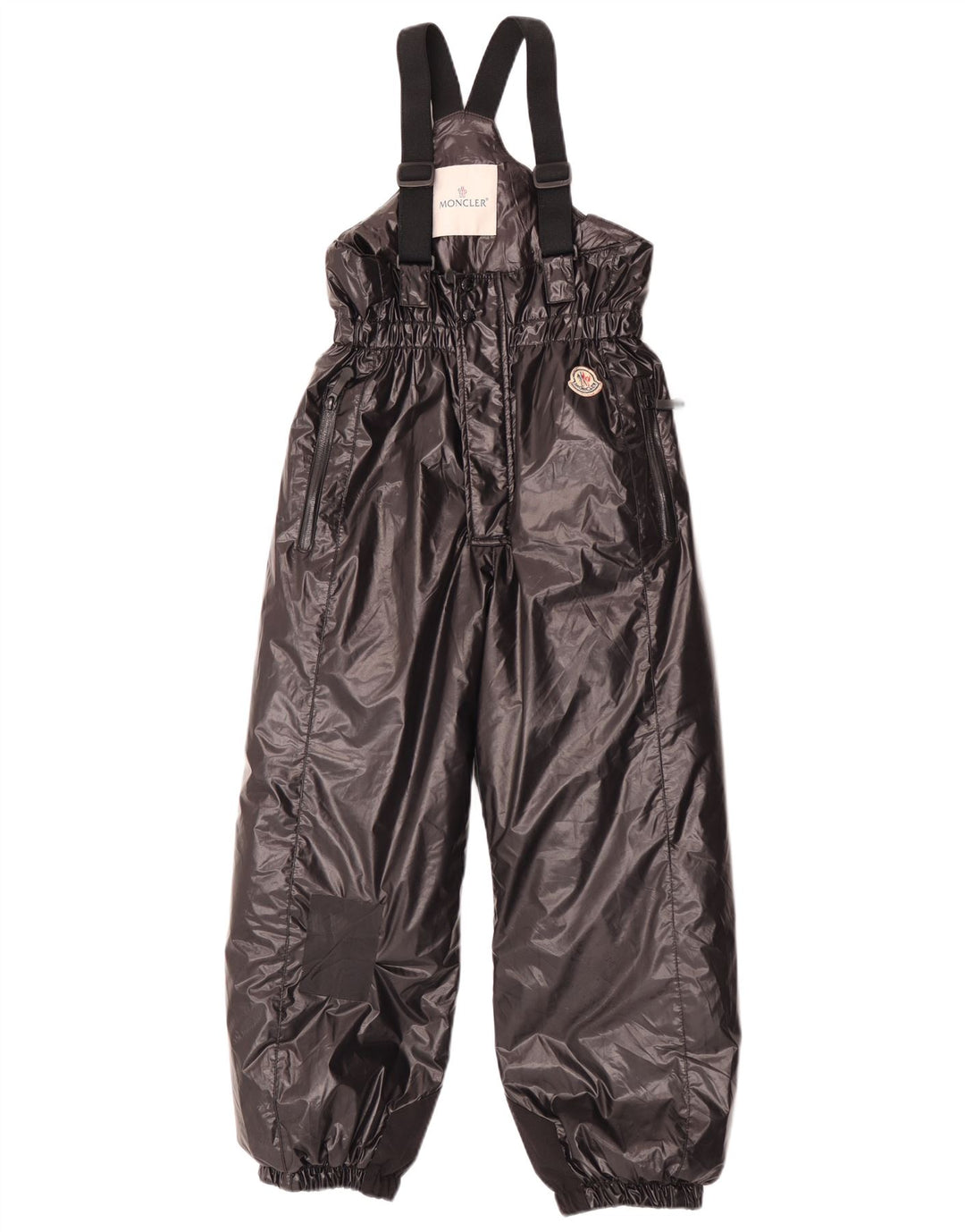 Moncler Latzhose für Jungen, Skihose, 9–10 Jahre, Schwarz, Polyamid, Winter