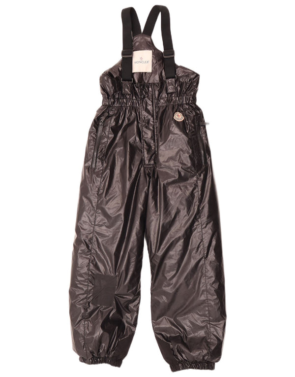 Moncler Latzhose für Jungen, Skihose, 9–10 Jahre, Schwarz, Polyamid, Winter