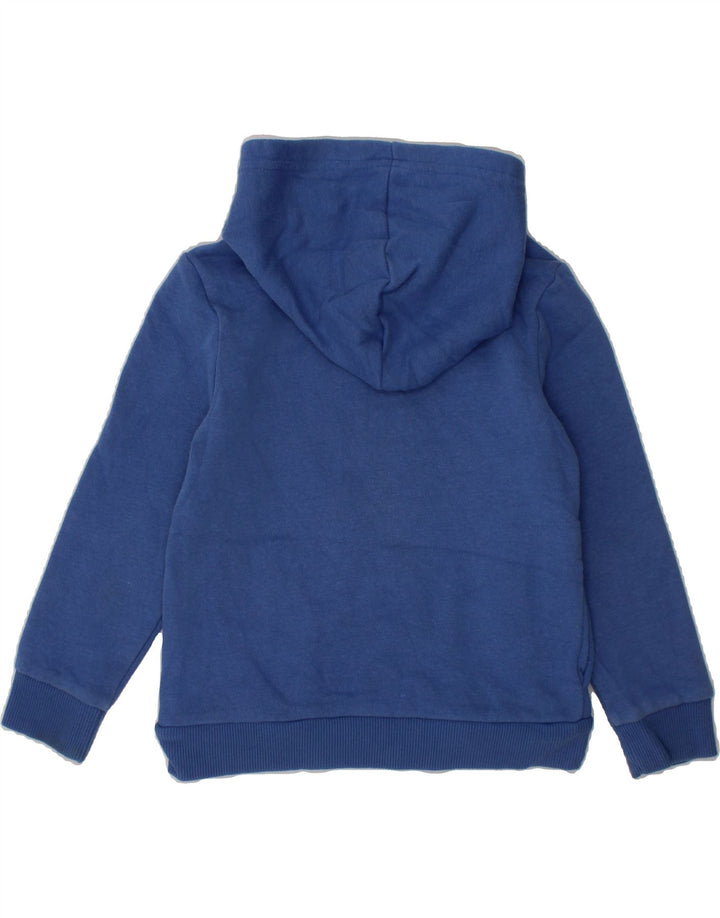 PUMA Boys Graphic Hoodie Jumper 2-3 Years Blue Cotton Vintage Puma and Second-Hand Puma from Messina Hembry 