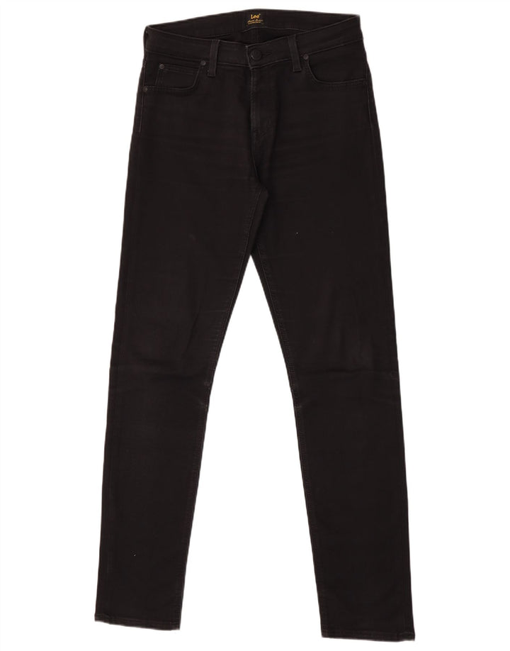 Lee Damen Elly Slim Jeans W29 L33 Schwarze Baumwolle