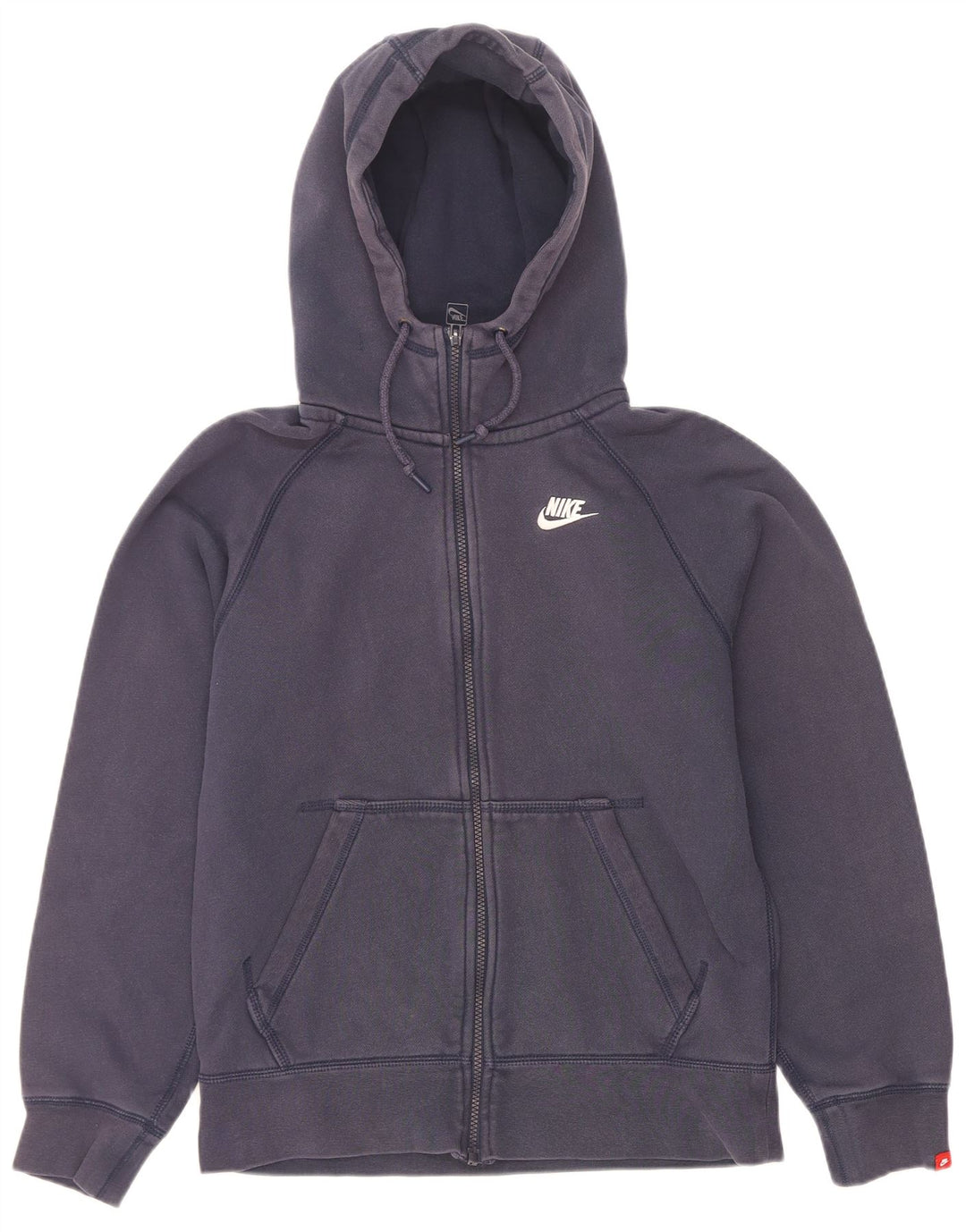 Nike Herren-Kapuzenpullover mit Reißverschluss, klein, marineblau, Baumwolle