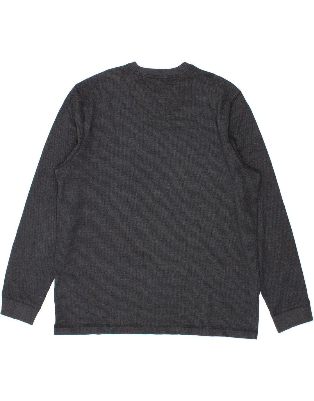EDDIE BAUER Mens Top Long Sleeve XL Grey Cotton Vintage Eddie Bauer and Second-Hand Eddie Bauer from Messina Hembry 
