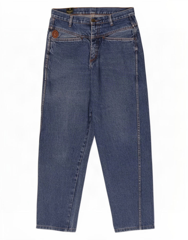 Trussardi Damen Tapered Jeans W30 L29 Blau