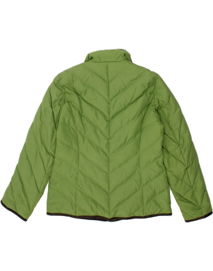 MISSONI Womens Padded Jacket US 12 Large Green Polyester Vintage Missoni and Second-Hand Missoni from Messina Hembry 