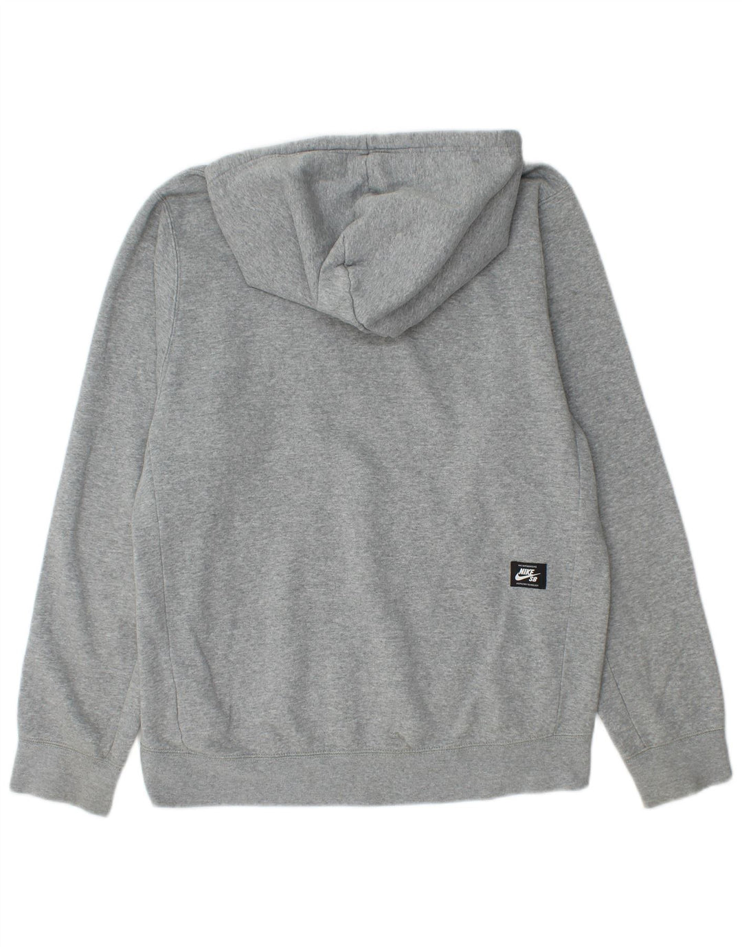 Nike Herren-Kapuzenpullover mit Grafik, mittelgraue Baumwolle