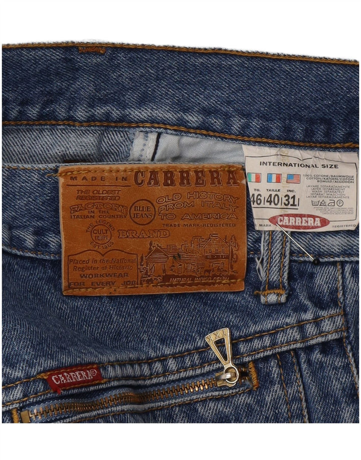 Carrera Herren Straight Jeans W31 L30 Blaue Baumwolle