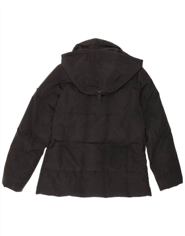 Ellesse Damen-Jacke mit Kapuze, gepolstert, UK 18, XL, Schwarz, Polyester
