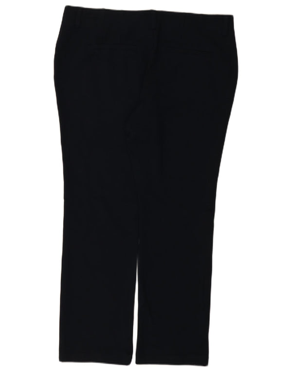 Lee Damen gerade Freizeithose US 16 2XL W38 L29 Marineblau Rayon