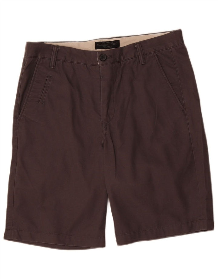 All Saints Herren-Chinoshorts W30 mittelbraune Baumwolle