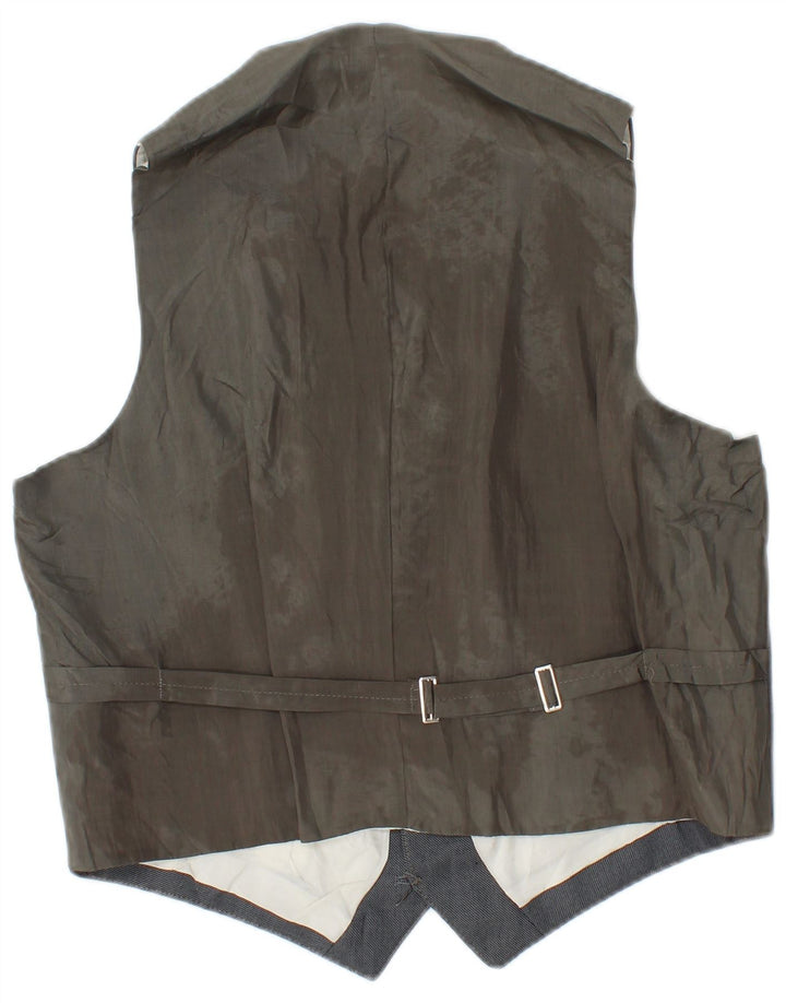 Vintage Herren Weste Klein Grau