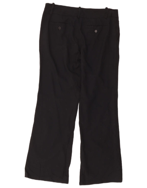 Zara Womens Bootcut Chino Trousers EU 40 Medium W30 L28 Black Polyester