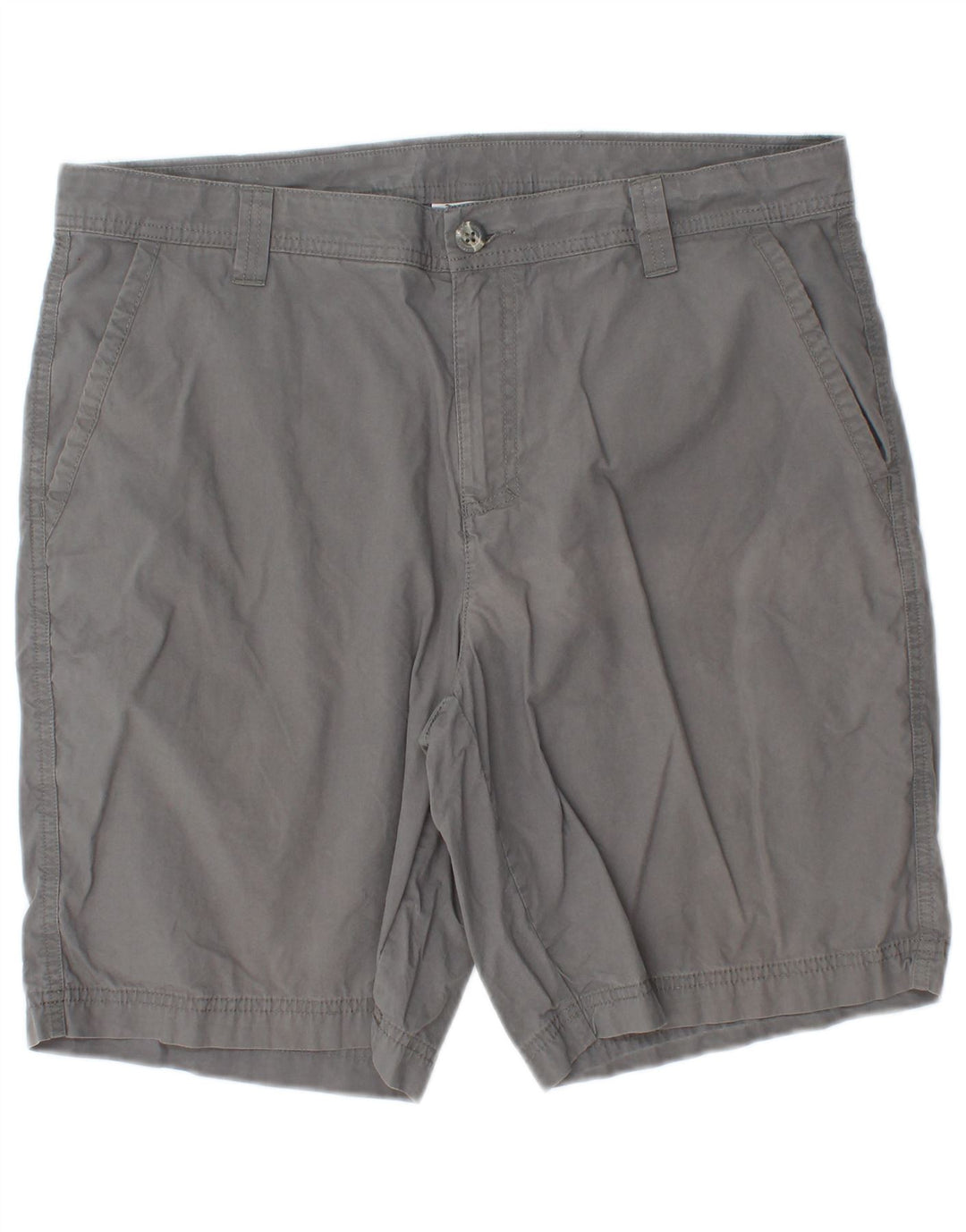 Columbia Herren-Chinoshorts W34, große graue Baumwolle