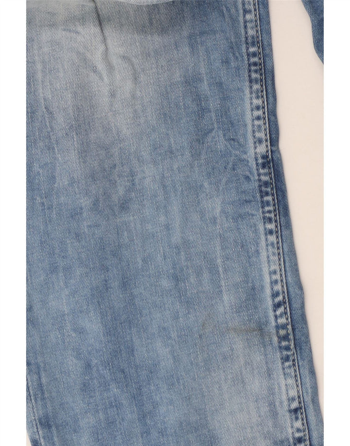 PEPE Jeans Damen Straight Jeans W33 L32 Blaue Baumwolle