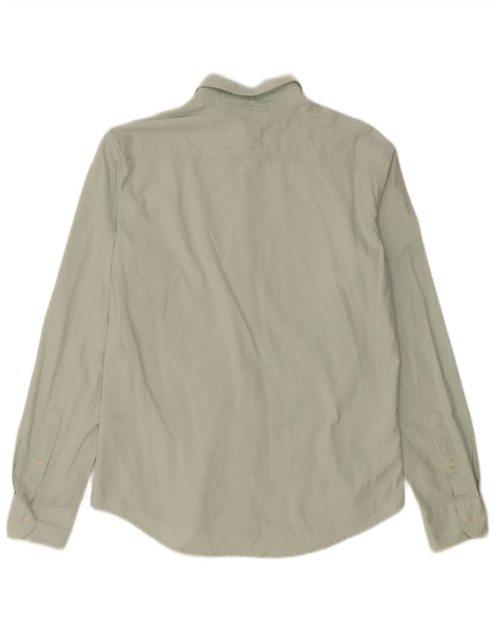 Levi's Herren-Slim-Fit-Hemd aus mittelgrüner Baumwolle