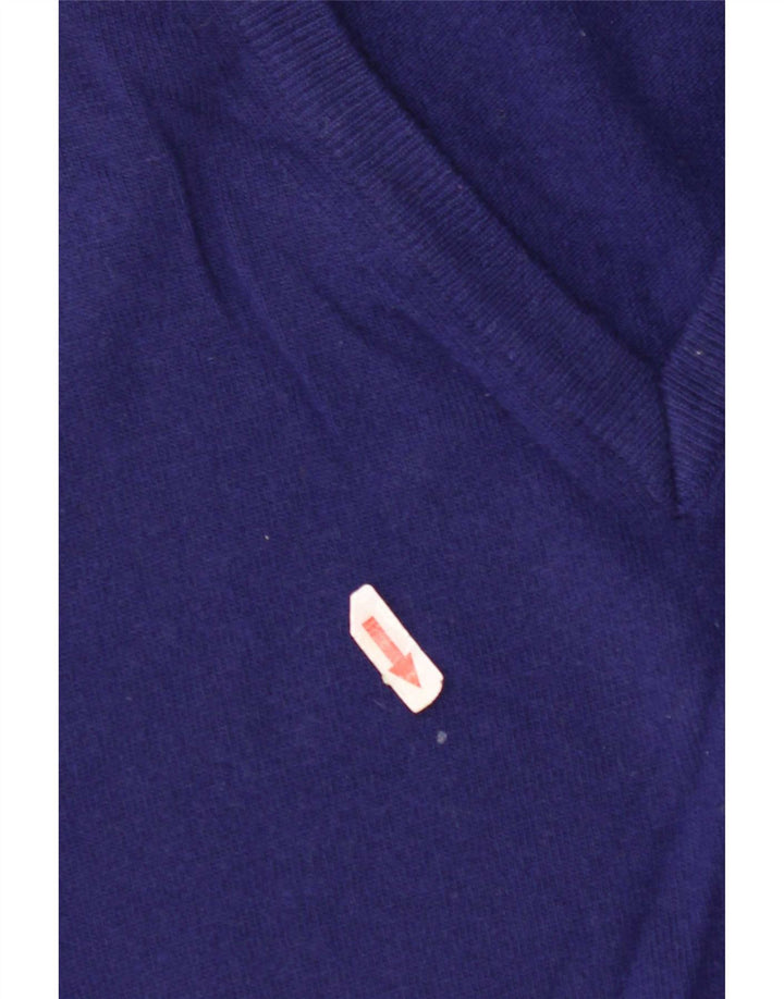 Marina Yachting Herren-Weste, Tanktop, groß, blaue Schurwolle